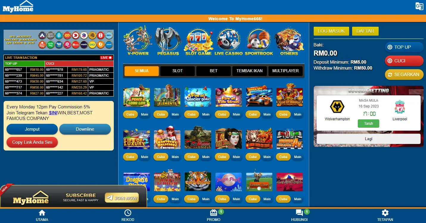 MyHome666 Casino Review